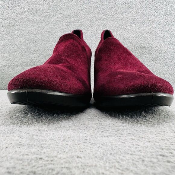 ECCO DANISH - Women's Red Suede Leather Pumps Heels Size 40  B9 - Picture 5 of 8